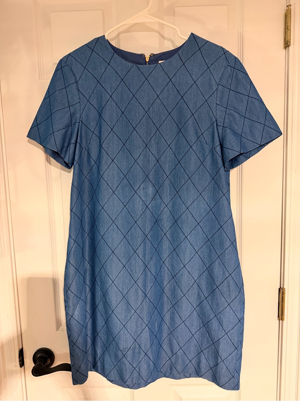 kate spade quilted chambray dress